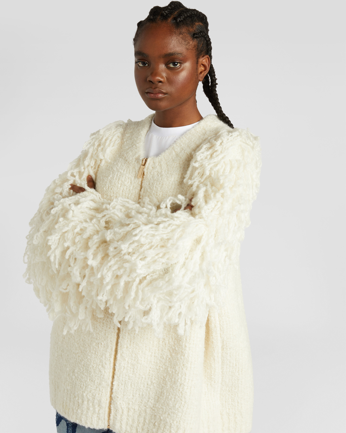 Alpaca bomber jacket | Fall Winter 2025 | Genny