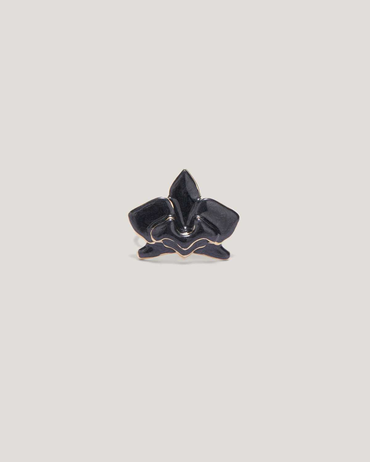 Enamel Orchid ring | Jewelry, Rings, Fall Winter 2025, Accessories | Genny