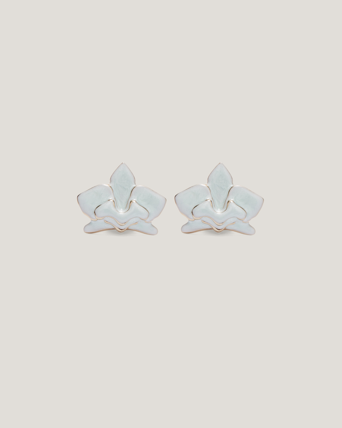 Enamel Orchid earrings | Jewelry, Earrings, Fall Winter 2025, Accessories | Genny