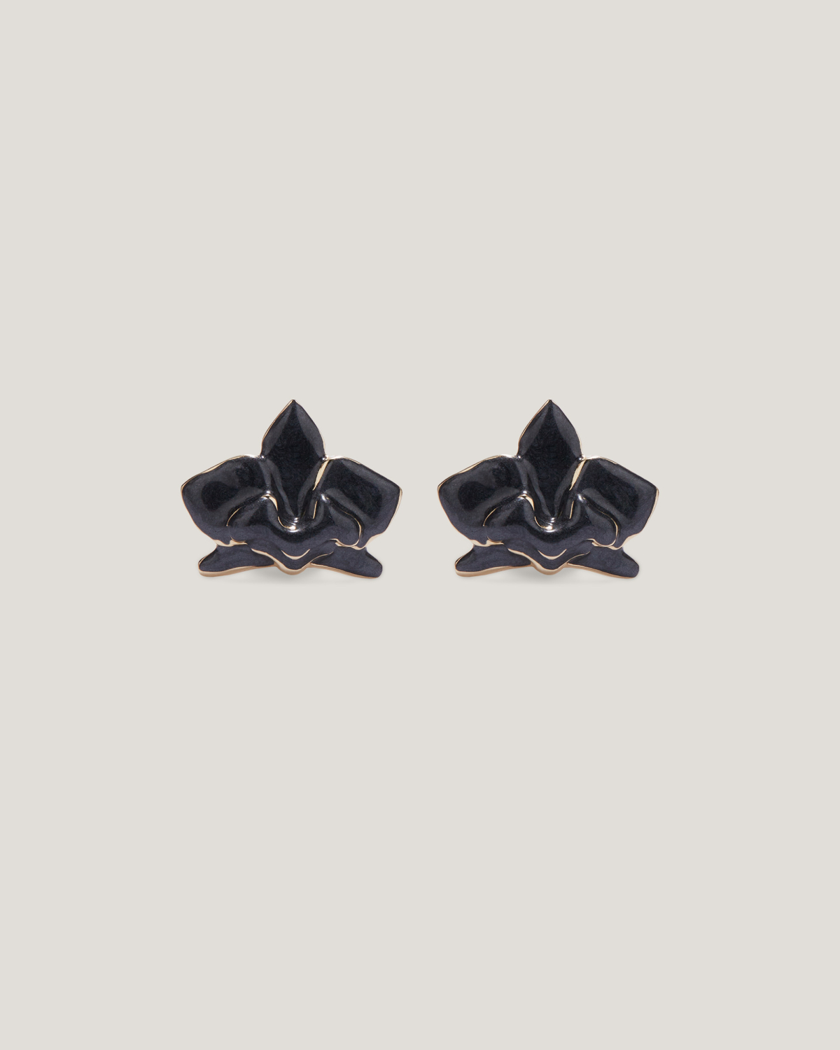 Enamel Orchid earrings | Jewelry, Earrings, Fall Winter 2025, Accessories | Genny