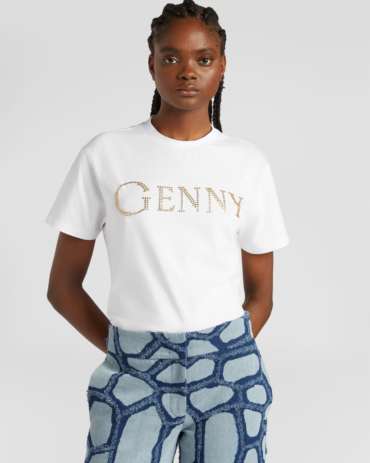 Gold studs t-shirt | | Genny