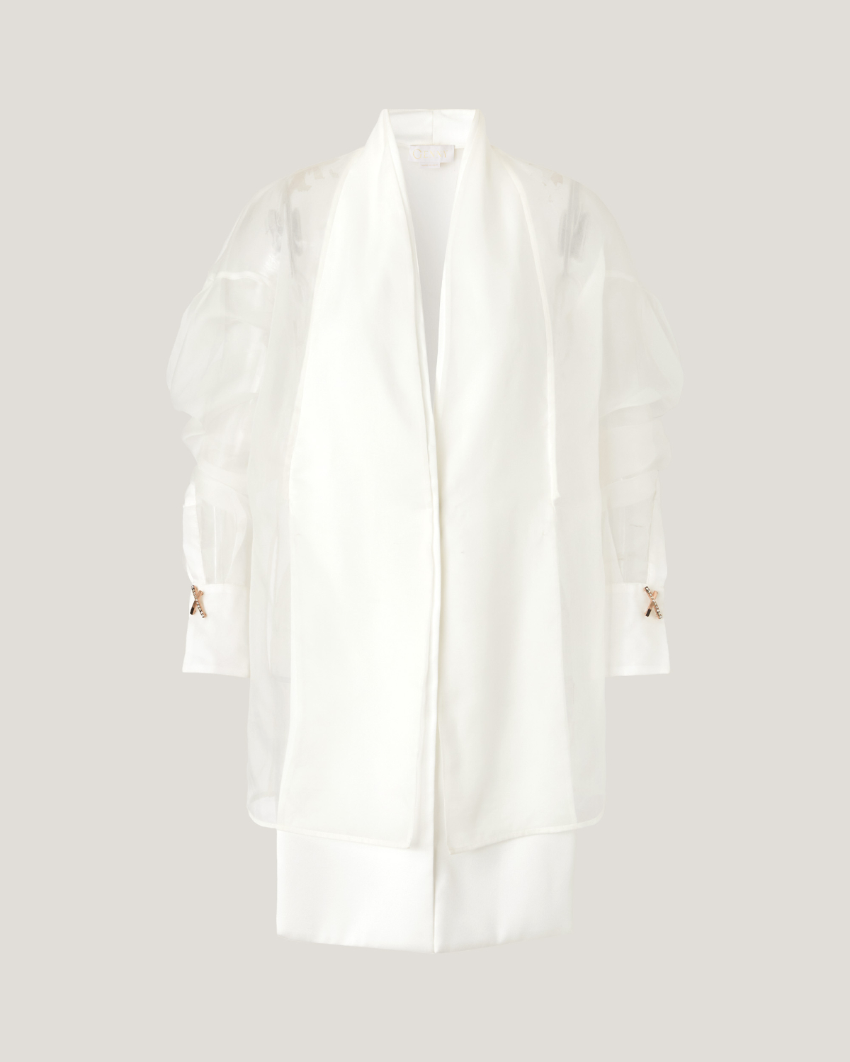 Puff sleeve silk shirt | Fall Winter 2025 | Genny
