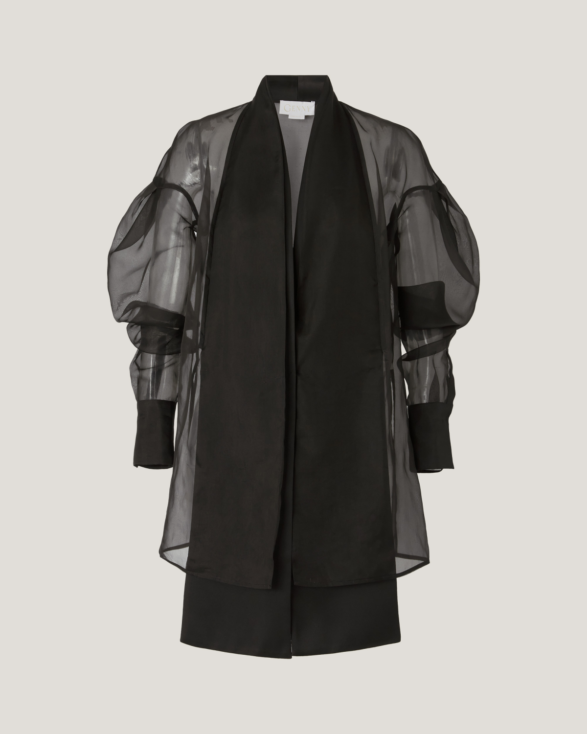 Puff sleeve silk shirt | Fall Winter 2025 | Genny