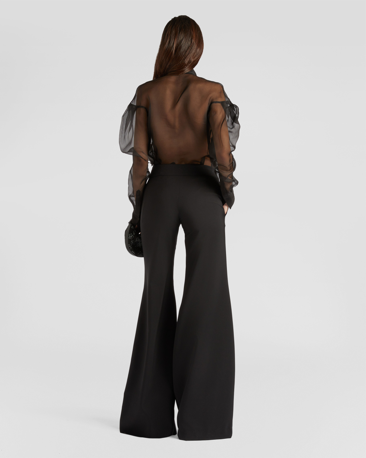 Puff sleeve silk shirt | Fall Winter 2025 | Genny