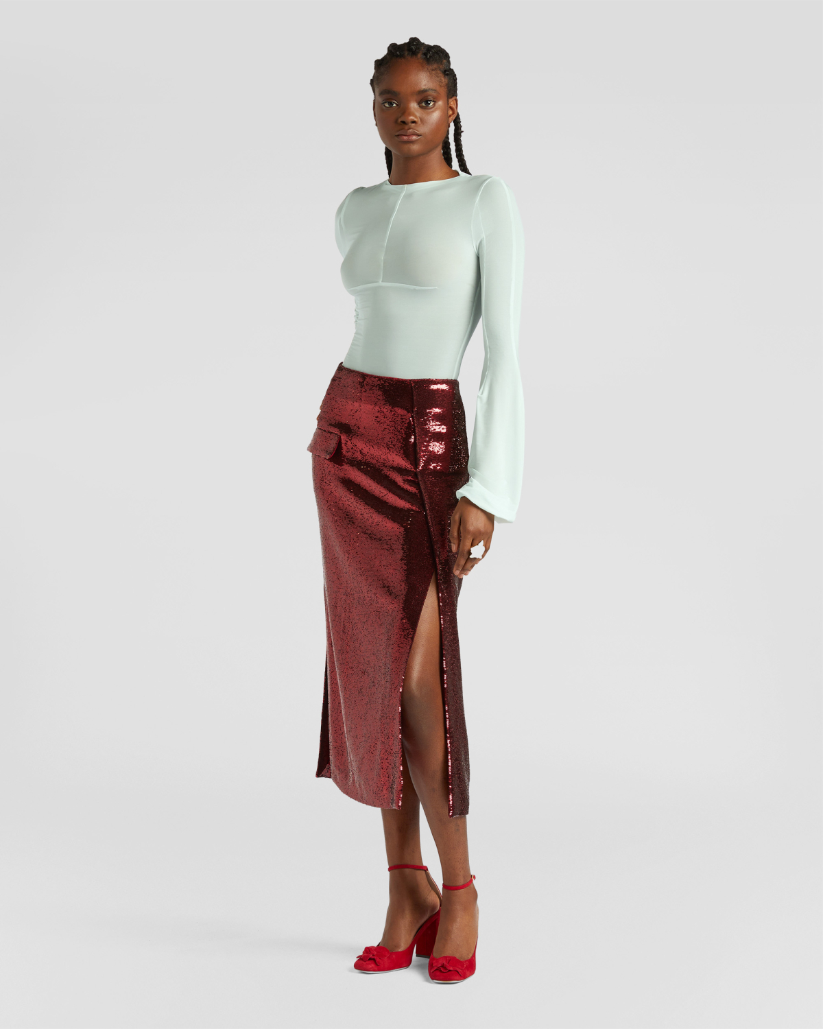 Balloon Sleeve Bodysuit | Fall Winter 2025 | Genny