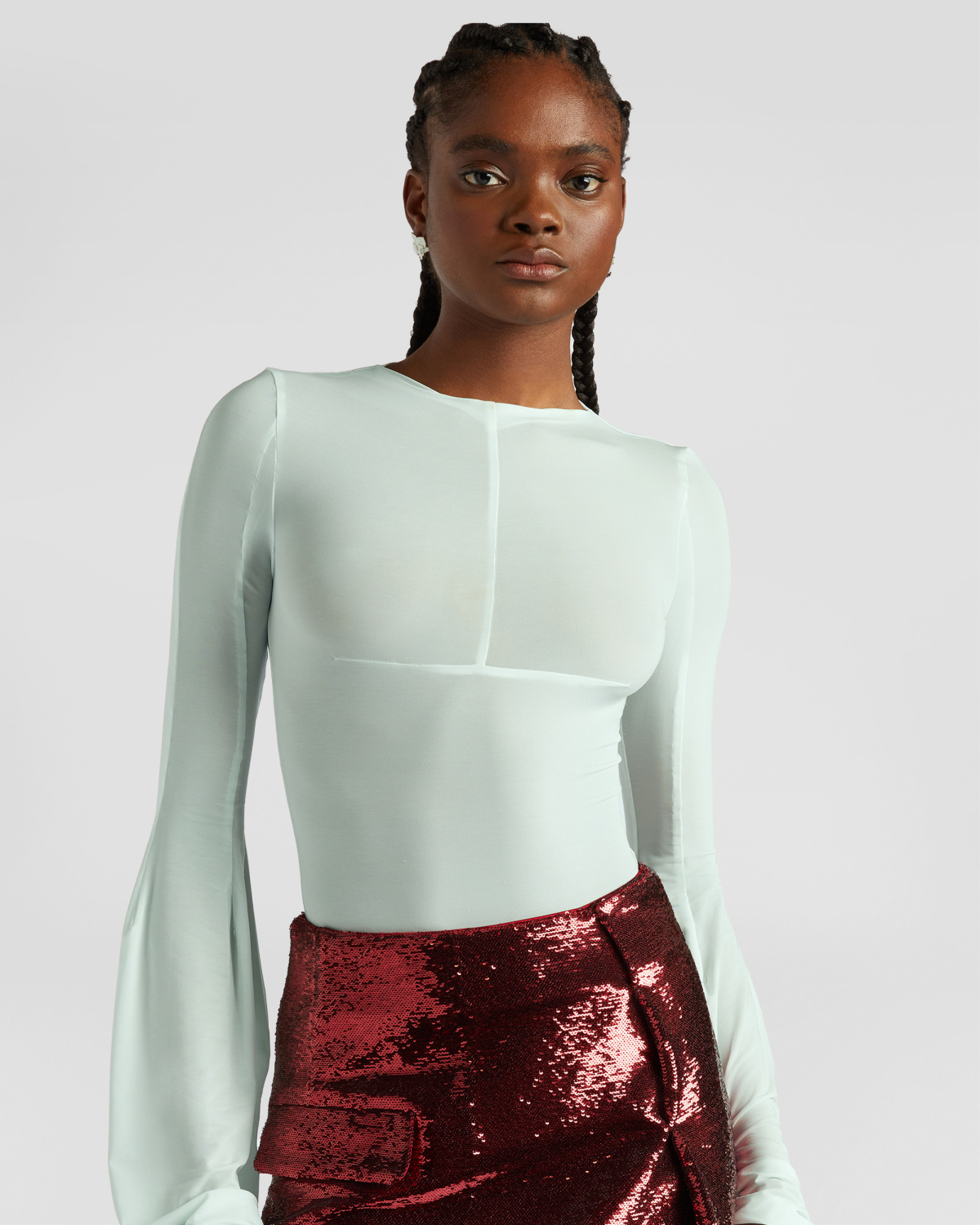 Balloon Sleeve Bodysuit | Fall Winter 2025 | Genny