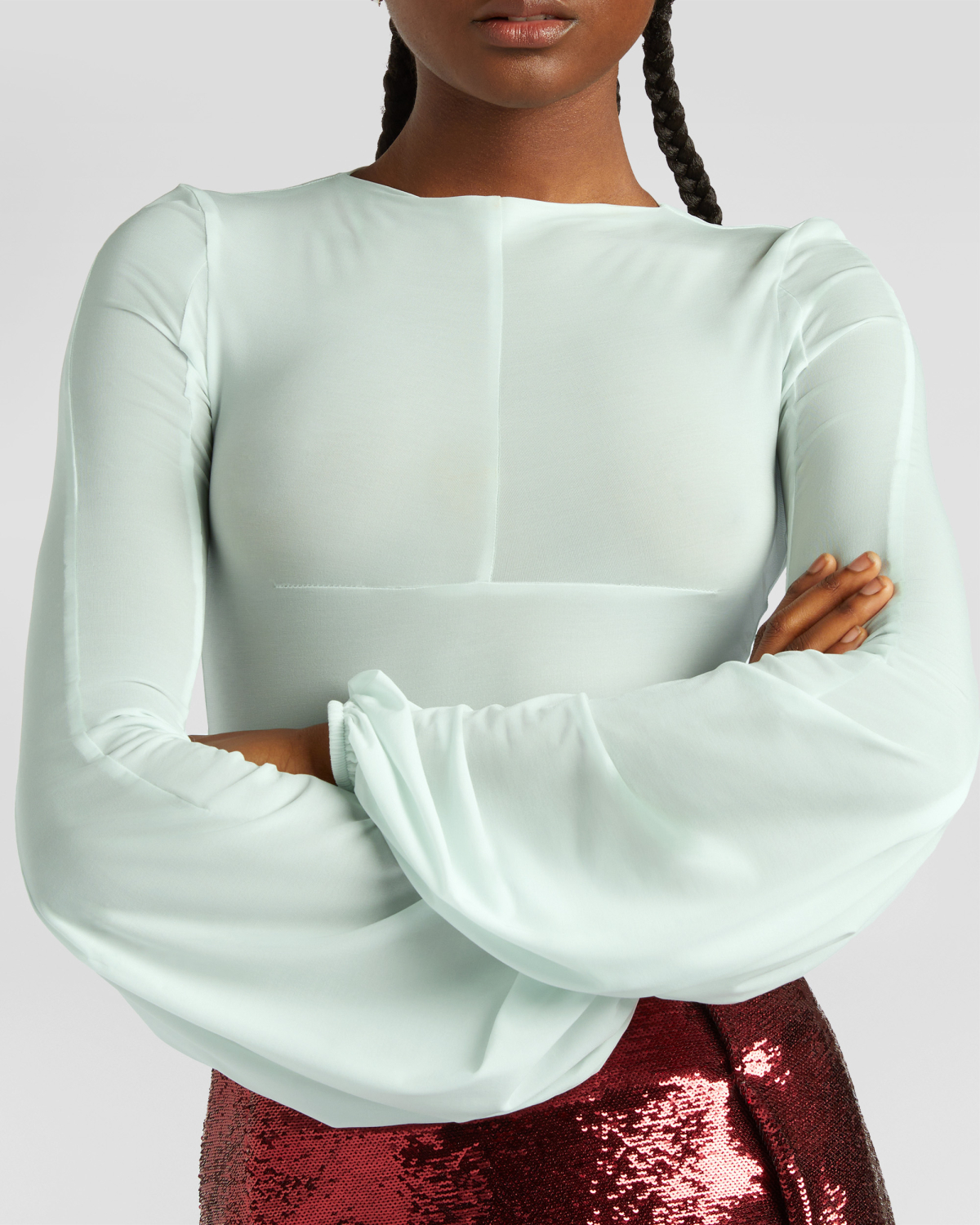 Balloon Sleeve Bodysuit | Fall Winter 2025 | Genny
