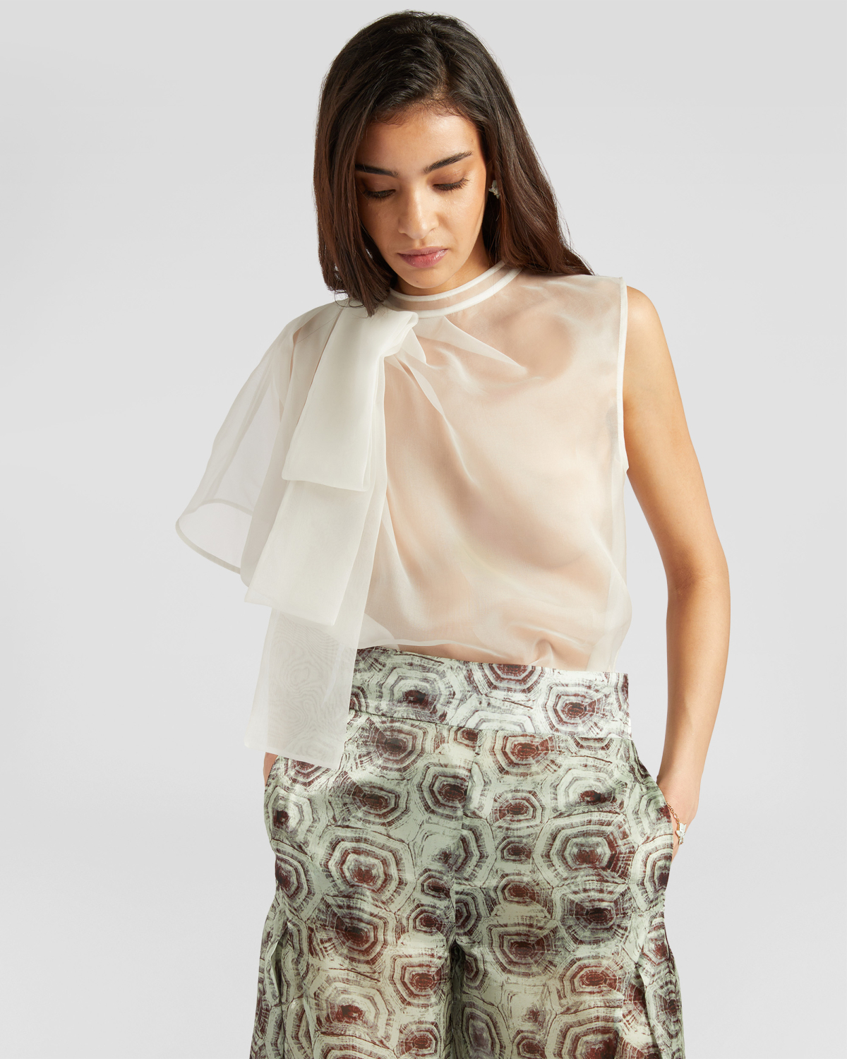 Silk bow top | Fall Winter 2025 | Genny