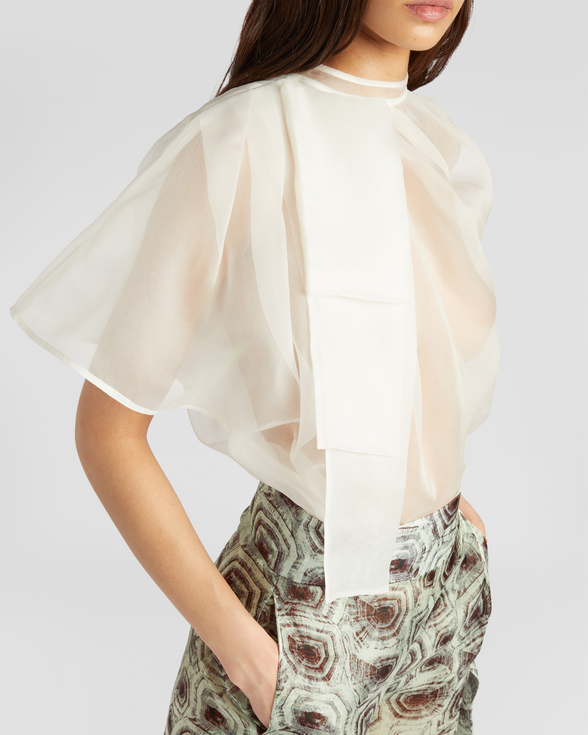 Silk bow top | Fall Winter 2025 | Genny