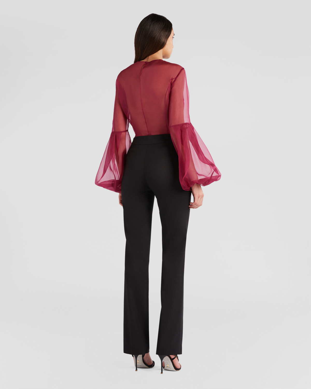 Silk top with balloon sleeves | Fall Winter 2025, Tops & Blouses, Blouses | Genny