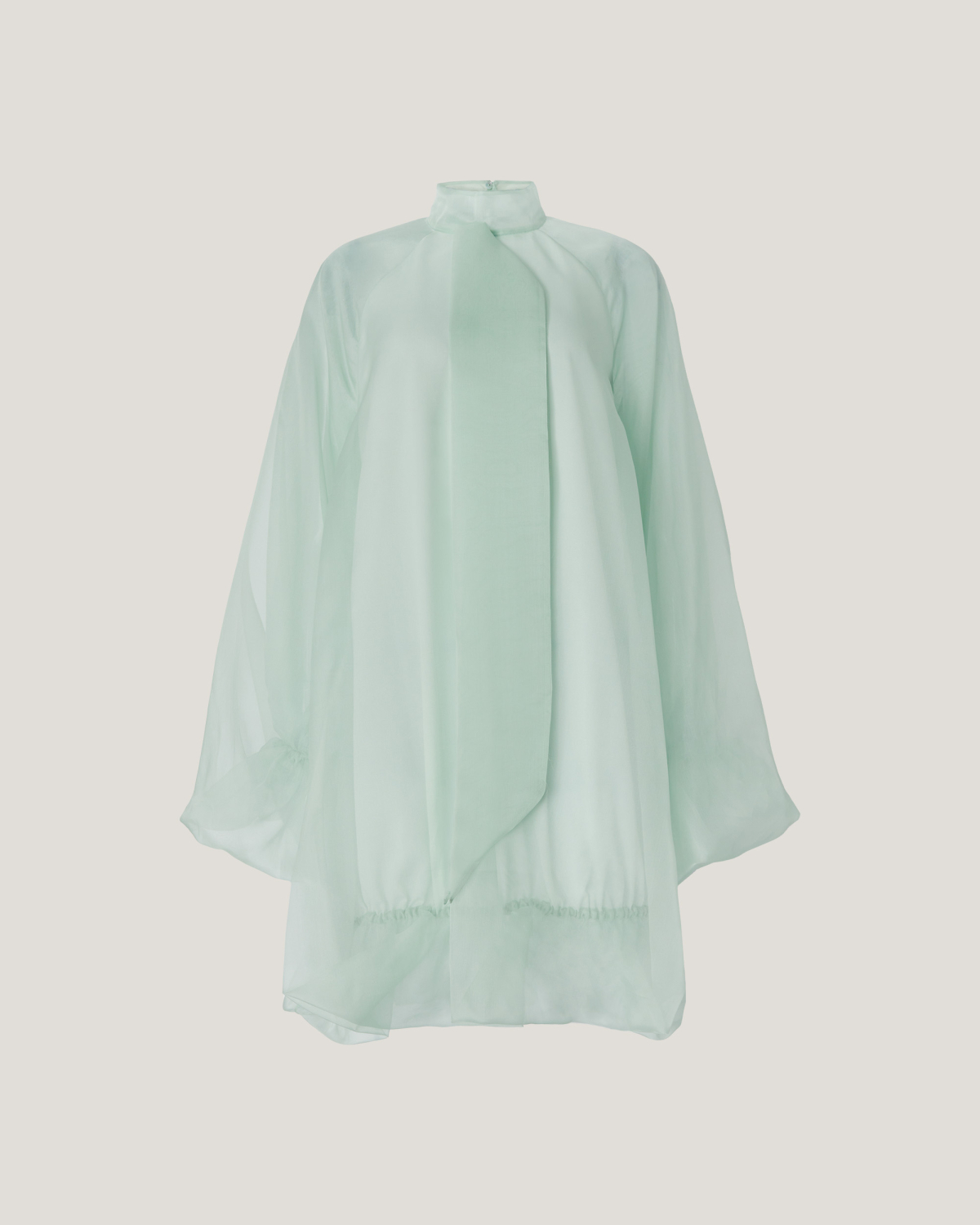 Short Balloon Silk Dress | Fall Winter 2025 | Genny