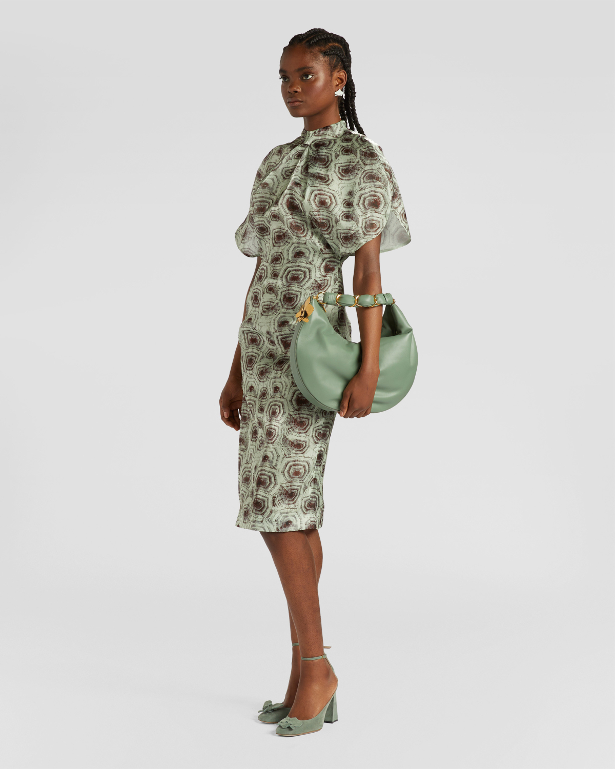 Turtle-pattern dress | Fall Winter 2025 | Genny