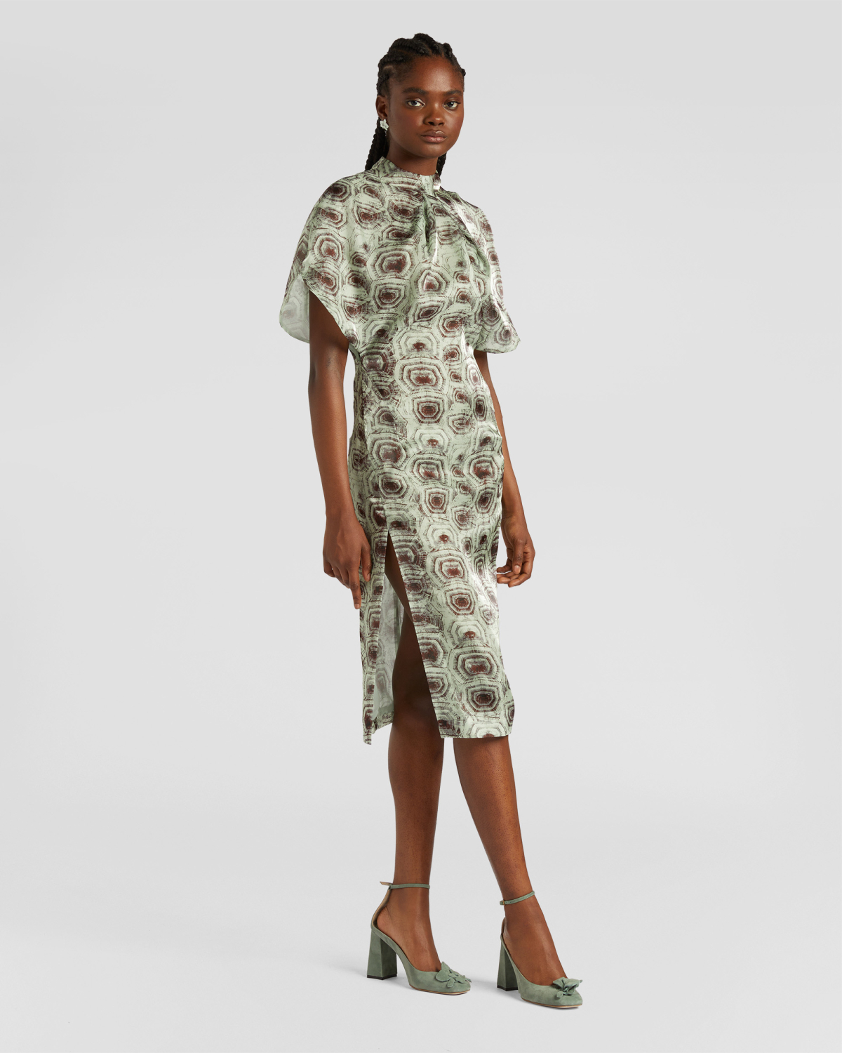 Turtle-pattern dress | Fall Winter 2025 | Genny