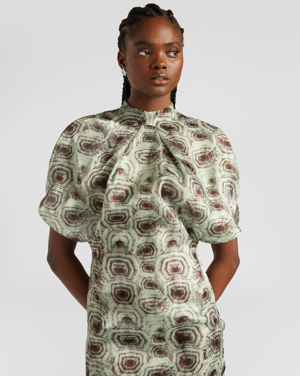Turtle-pattern dress | Fall Winter 2025 | Genny