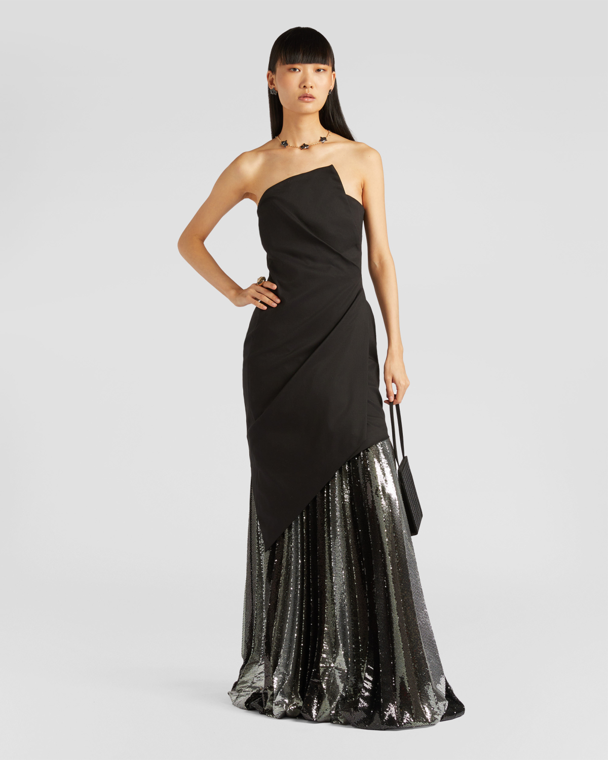 Long dress with bustier | Fall Winter 2025 | Genny