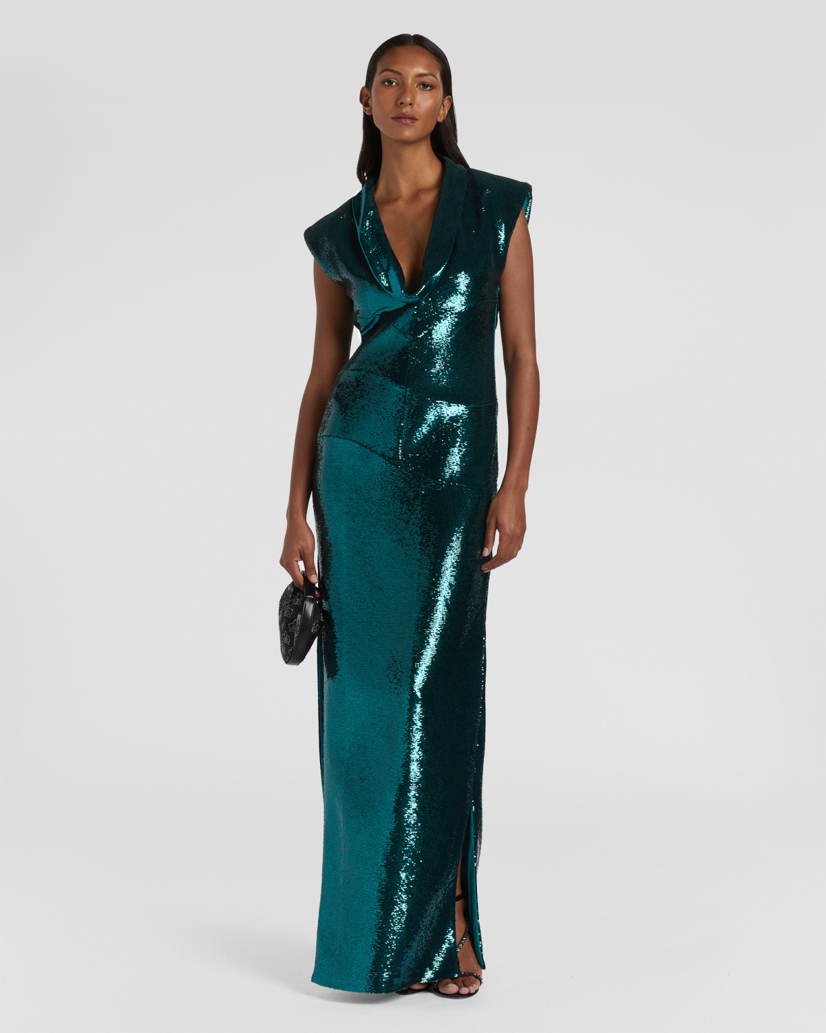 Long sequin gown | Dresses & Jumpsuits, Evening and Cocktail dresses, Embroideries and sequins, Ready to Wear | Genny