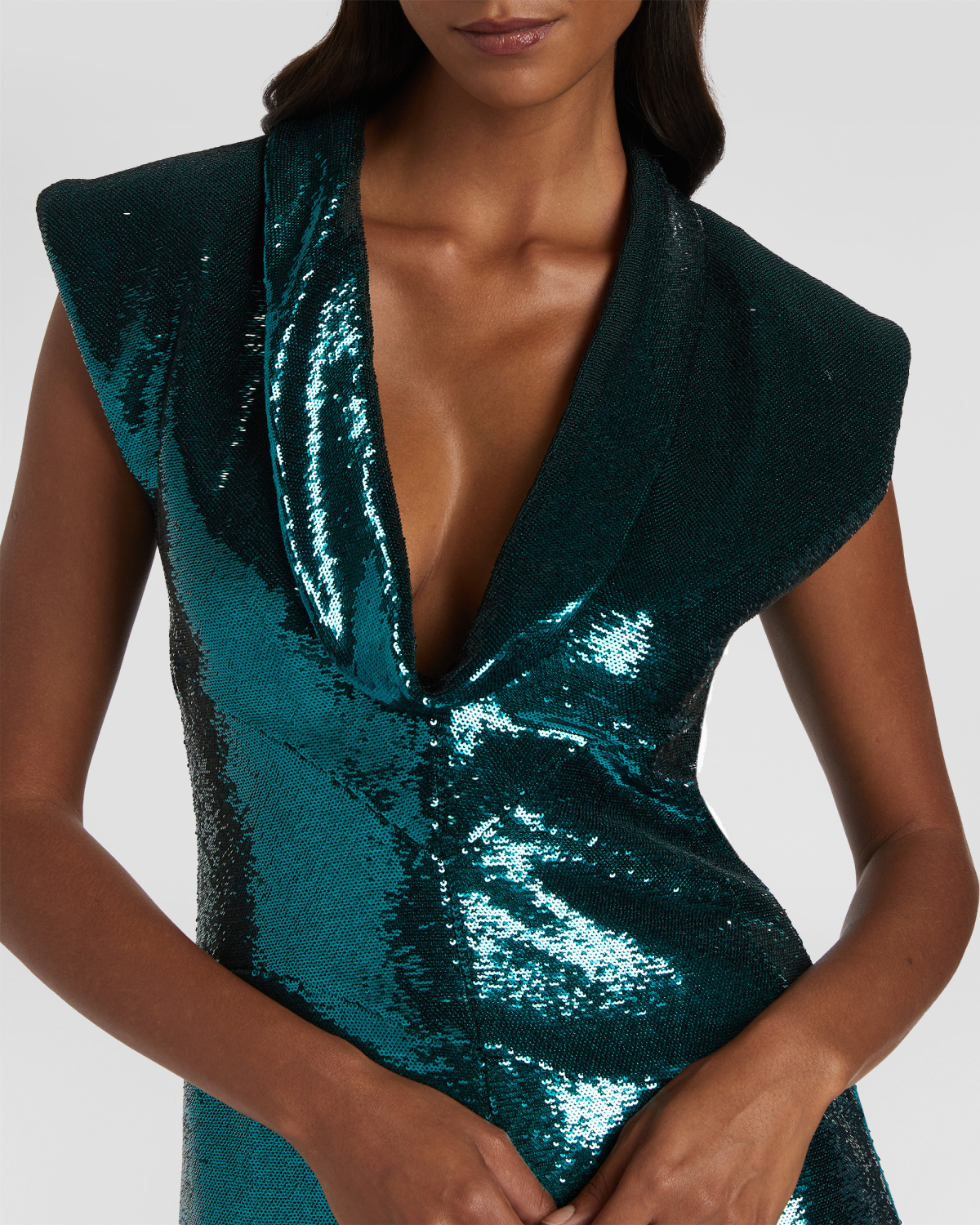 Long sequin gown | Dresses & Jumpsuits, Evening and Cocktail dresses, Embroideries and sequins, Ready to Wear | Genny