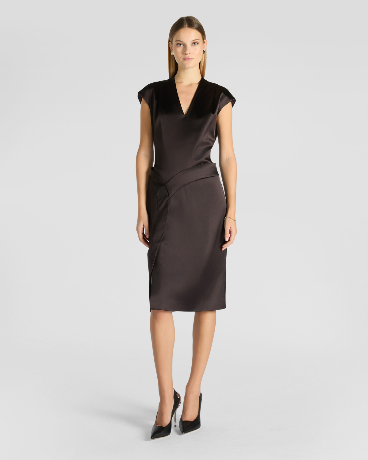 Sheath dress with wrap skirt | Fall Winter 2025 | Genny