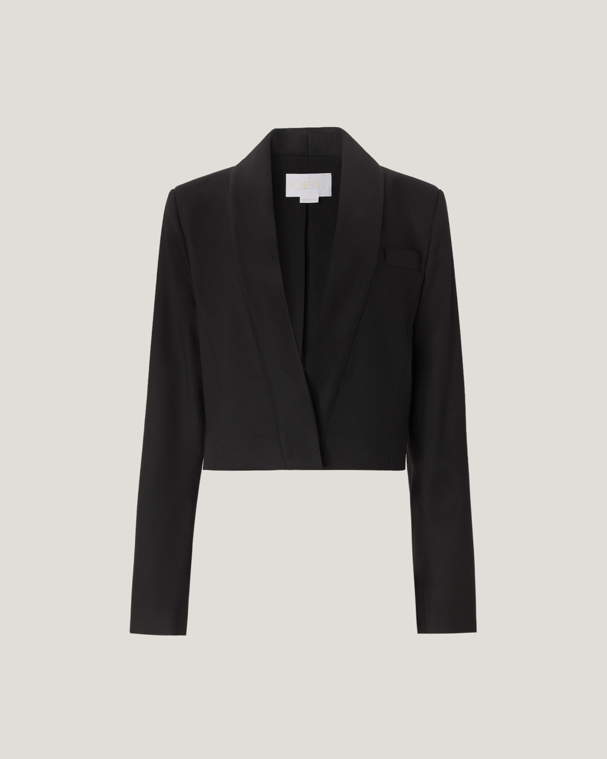Cropped viscose blazer | Fall Winter 2025 | Genny