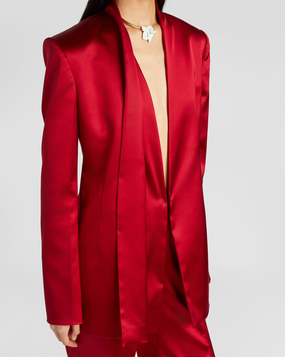 Satin jacket | Coats & Jackets, Blazer, Ricercabili, Ready to Wear | Genny