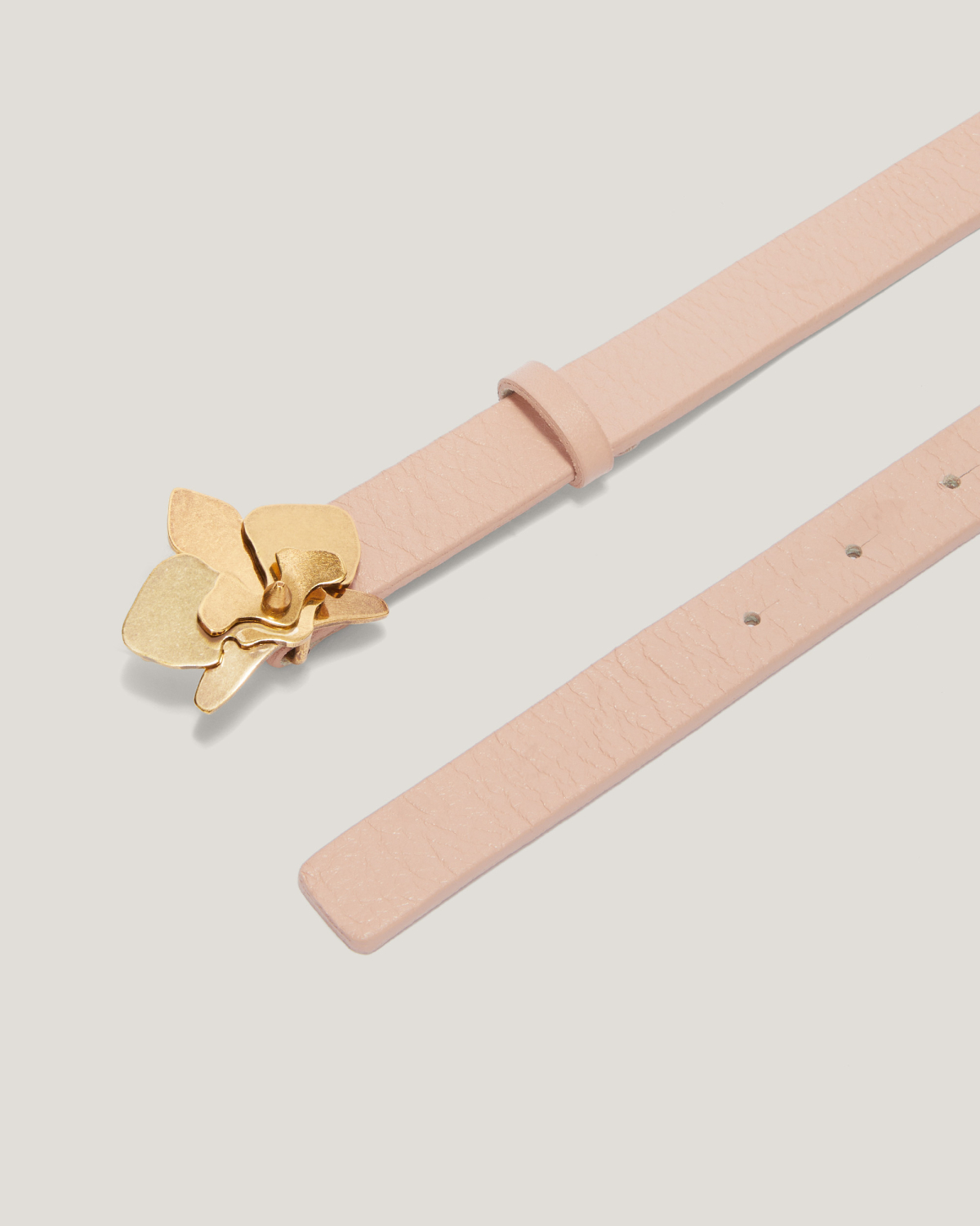 Leather Orchid belt | Resort 2025 Collection, Mother’s Day Gifts, Belts, Spring Summer 2025, Ceremony Outfit, Highlights, Accessories, Mid season sale-20%, Sale- mid season | Genny