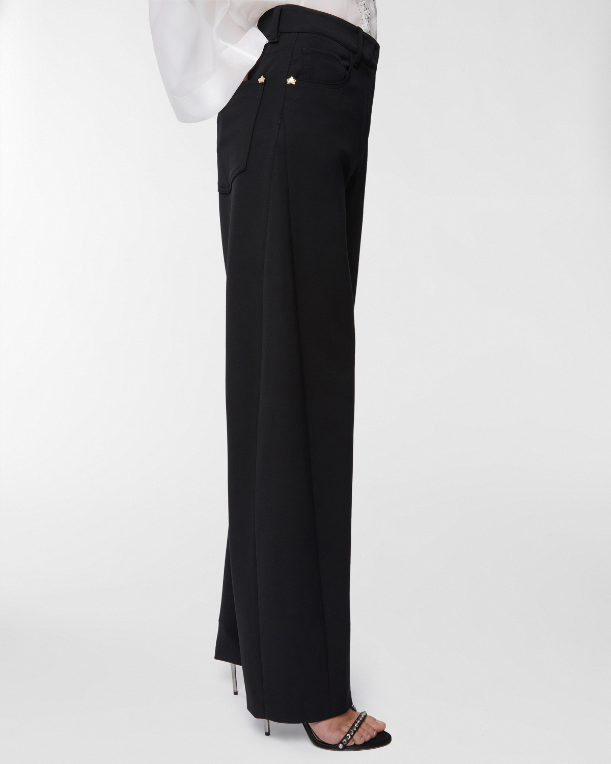 Five-pocket viscose pants | Skirts & Trousers, Resort 2025 Collection, Trousers, Spring Summer 2025, Evening Essential, Formal Suit, Ready to Wear, Highlights, Private sale | Genny