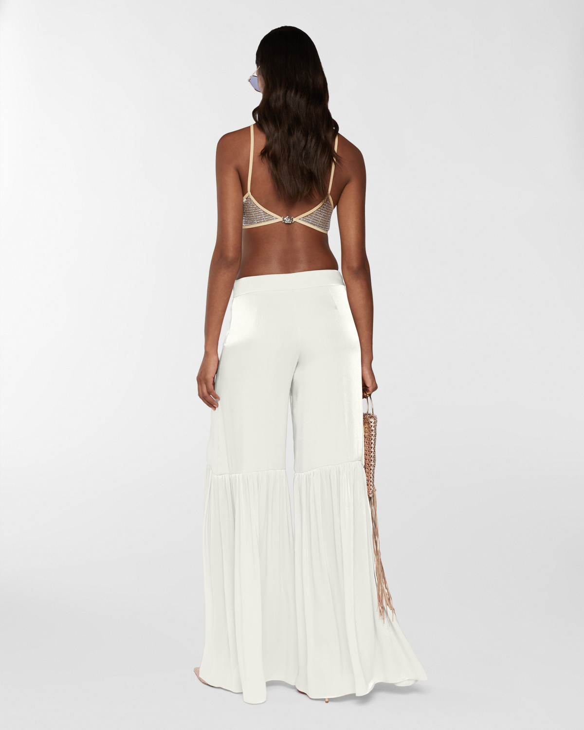 Wide ruched pants | Skirts & Trousers, Highlights, Resort 2025 Collection, Trousers, Mid season sale-20%, Sale- mid season | Genny