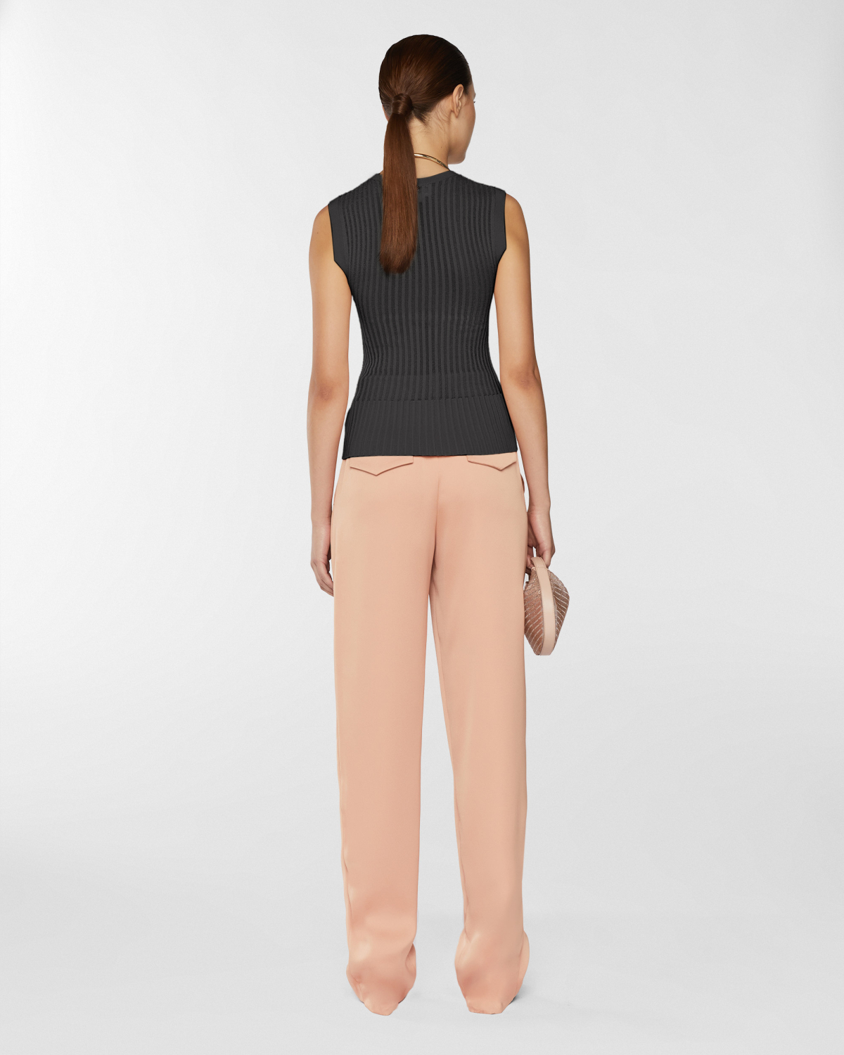 Pleated top | Resort 2025 Collection, Knitted tops, Tops & Blouses, Knitwear, Spring Summer 2025, Mother’s Day Gifts, Ready to Wear, Highlights, Private sale, Mid season sale-20%, Sale- mid season | Genny
