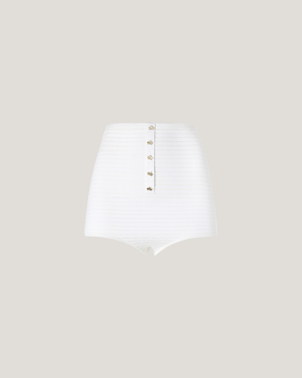 Blockchain shorts with Orchids | Resort 2025 Collection, Knitwear, Skirts & Trousers, Shorts, Spring Summer 2025, Ready to Wear, Highlights, Private sale, Mid season sale-20%, Sale- mid season | Genny