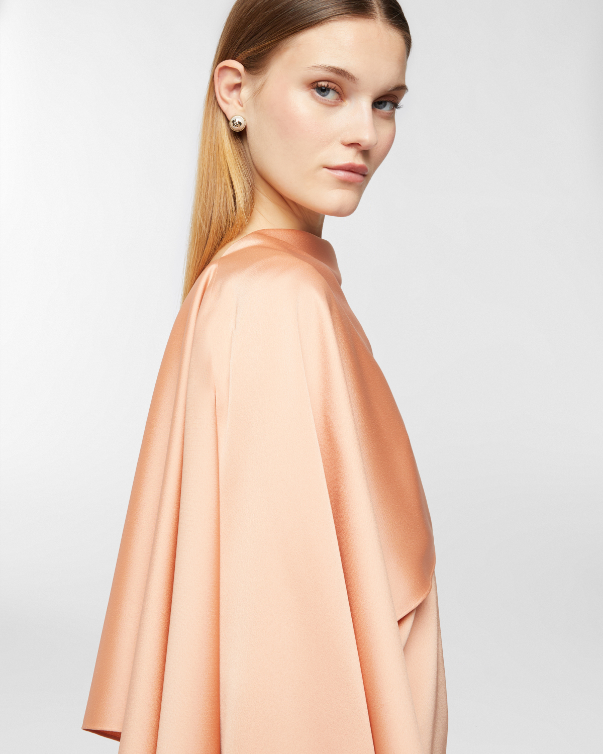 Draped cape top | Tops & Blouses, Resort 2025 Collection, Blouses, Spring Summer 2025, Ceremony Outfit, Formal Suit, Mother’s Day Gifts, Ready to Wear, Highlights, Private sale | Genny