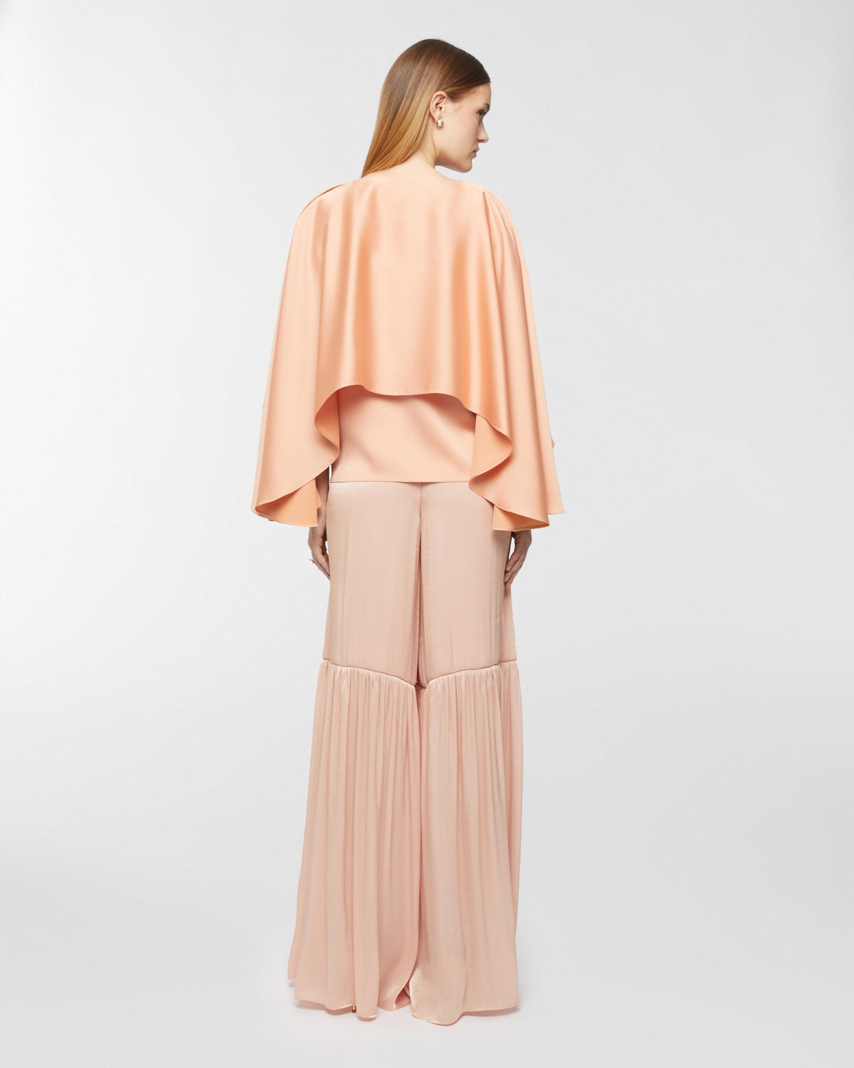 Draped cape top | Tops & Blouses, Resort 2025 Collection, Blouses, Spring Summer 2025, Ceremony Outfit, Formal Suit, Mother’s Day Gifts, Ready to Wear, Highlights, Private sale | Genny