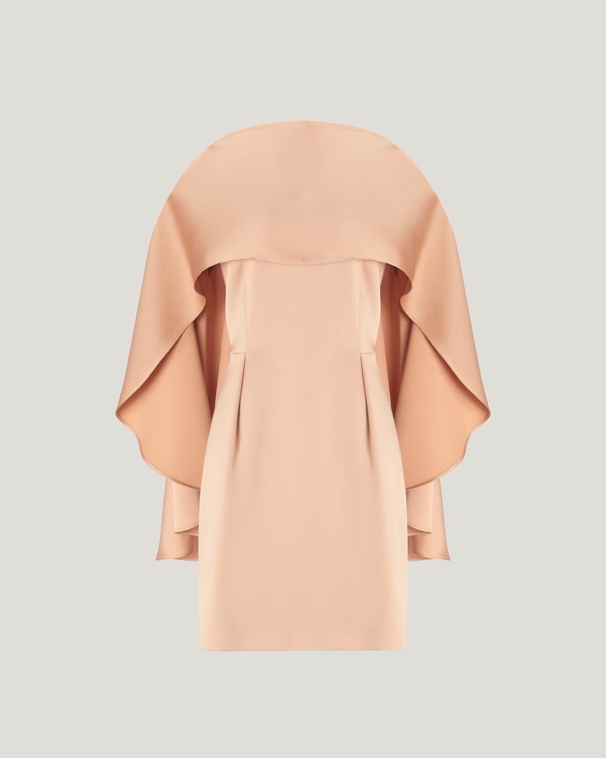 Sheath dress with removable cape | Resort 2025 Collection, Dresses & Jumpsuits, Daily dresses, Mini dresses, Spring Summer 2025, Ceremony Outfit, Ready to Wear, Highlights, Private sale, Mid season sale-20%, Sale- mid season | Genny