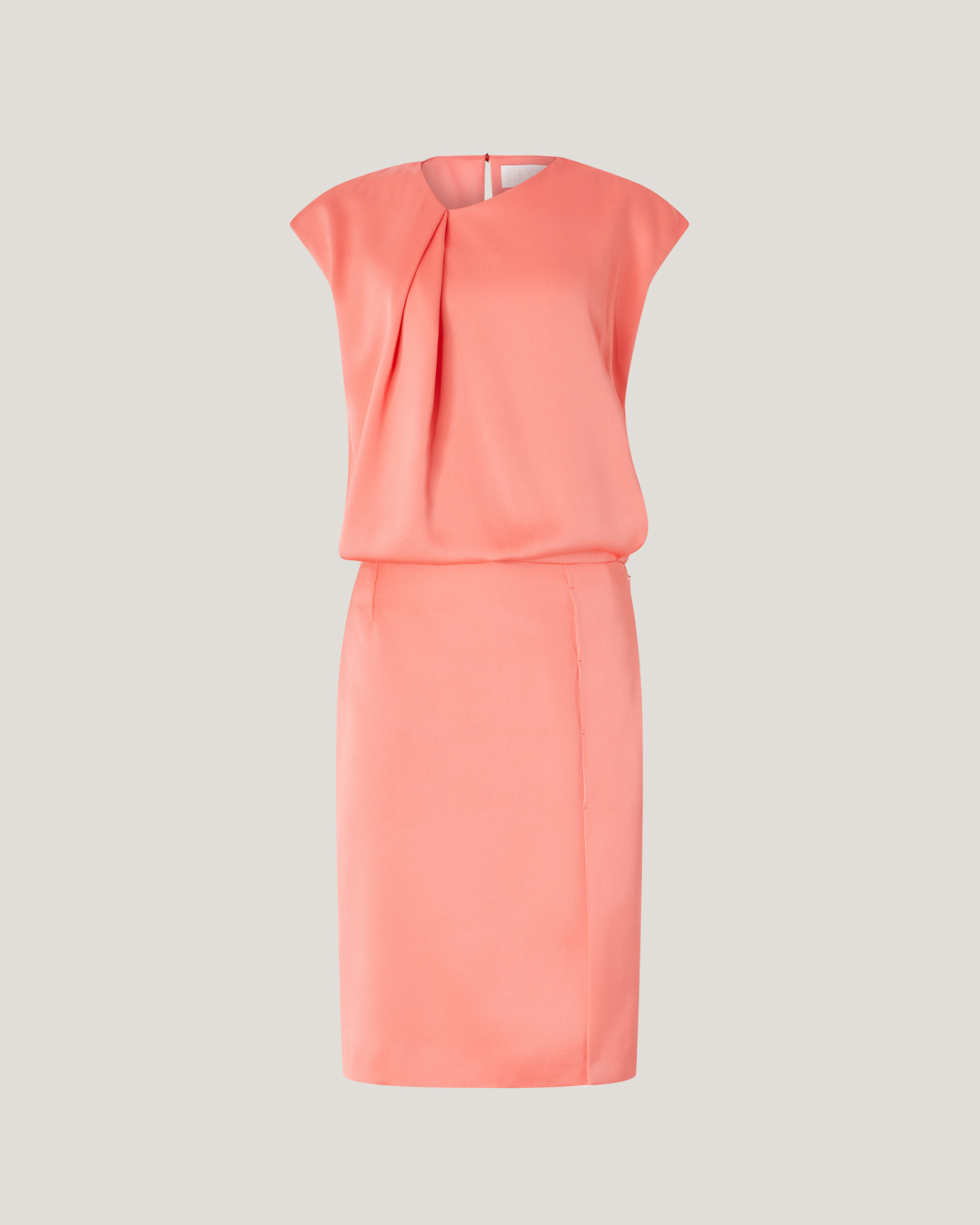 Satin dress with slit | Dresses & Jumpsuits, Resort 2025 Collection, Spring Summer 2025, Daily dresses, Ceremony dresses, Midi Dresses, Ready to Wear, New Arrivals, Private sale, Mid season sale -30%, Sale- mid season | Genny