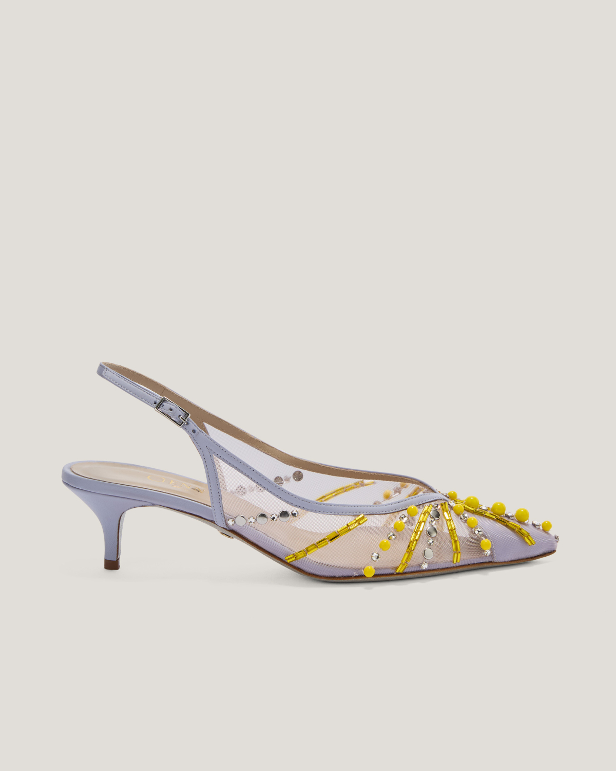 Embroidered slingbacks with radiant details | Shoes , Spring Summer 2025, Spring Summer 2025 Collection, Ceremony Outfit, Ceremony Shoes, Mother’s Day Gifts, Highlights, Mid season sale -30%, Sale- mid season | Genny