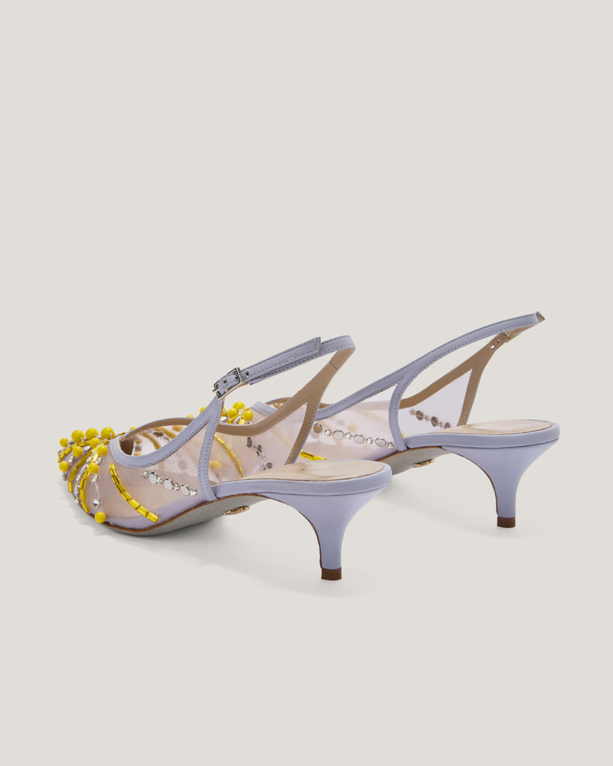 Embroidered slingbacks with radiant details | Shoes , Spring Summer 2025, Spring Summer 2025 Collection, Ceremony Outfit, Ceremony Shoes, Mother’s Day Gifts, Highlights, Mid season sale -30%, Sale- mid season | Genny