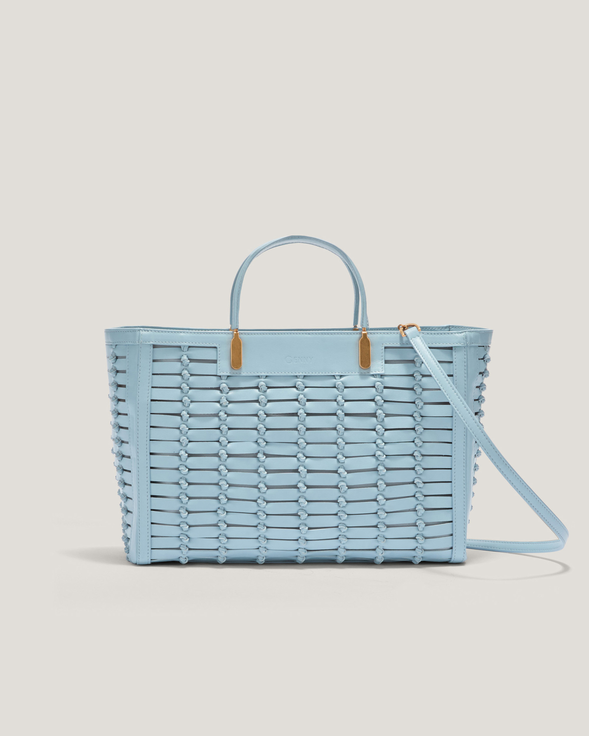 Medium leather Genny tote bag | Bags, Spring Summer 2025 Collection, Mother’s Day Gifts, Spring Summer 2025, Beachwear, Ready to Wear, Highlights, Mid season sale-20%, Sale- mid season | Genny
