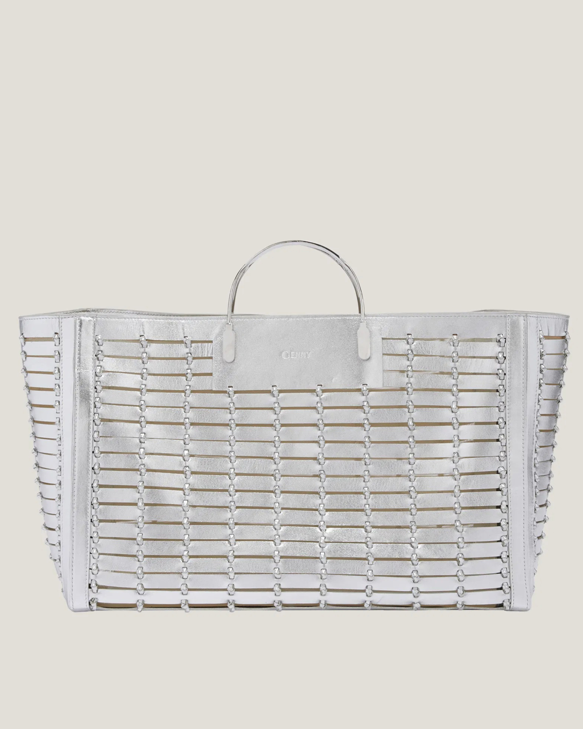 Laminated leather Genny tote bag | Bags | Genny