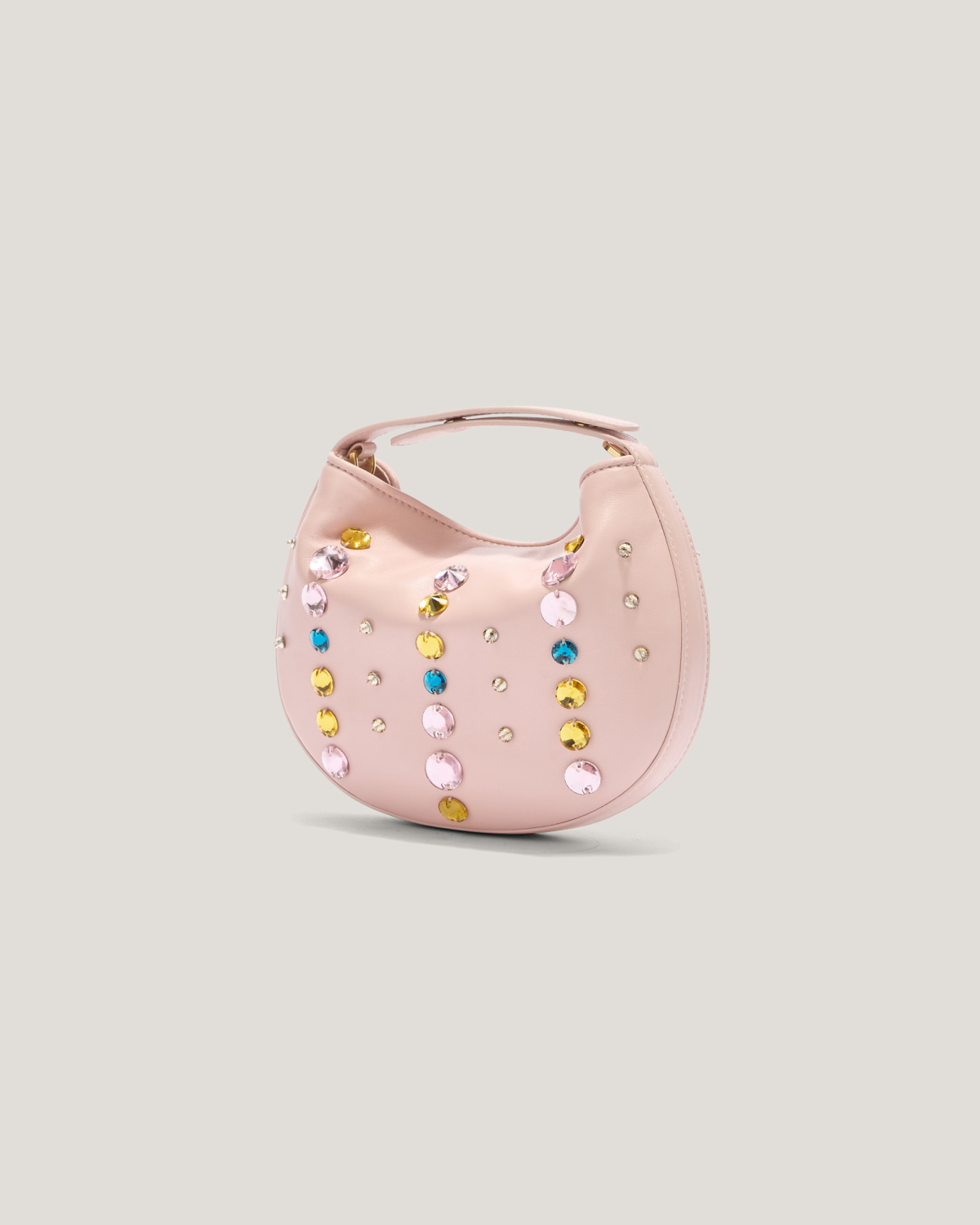 Mini Fortune Bag with multicolor crystals | Spring Summer 2025 Collection, Mother’s Day Gifts, Bags, Spring Summer 2025, Ceremony Outfit, Ceremony Bags, Fortune Bag, Highlights, Mid season sale-20%, Sale- mid season | Genny