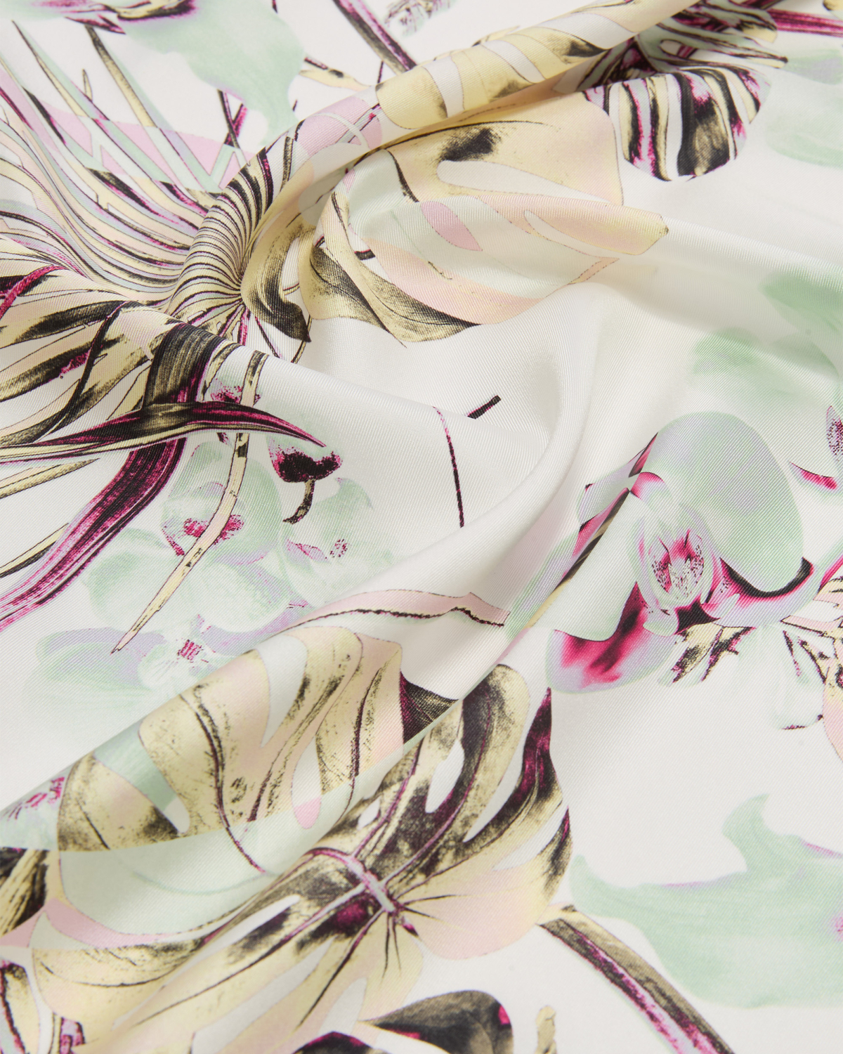  Jungle Orchids large silk scarf | Silk Scarves, Spring Summer 2025 Collection, Mother’s Day Gifts, Spring Summer 2025, Beachwear, Ready to Wear, Highlights, Accessories, Mid season sale-20% | Genny
