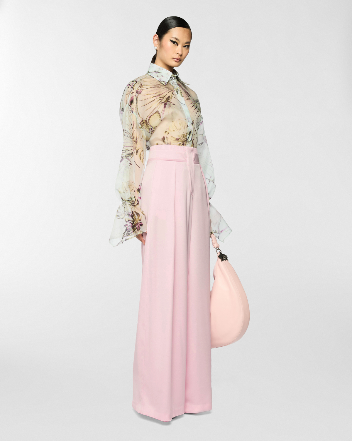 Wide-leg trousers | Spring Summer 2025 Collection, Skirts & Trousers, Trousers, Spring Summer 2025, Formal Suit, Ready to Wear, Highlights, Ceremony Outfit, Mid season sale-20%, Sale- mid season | Genny