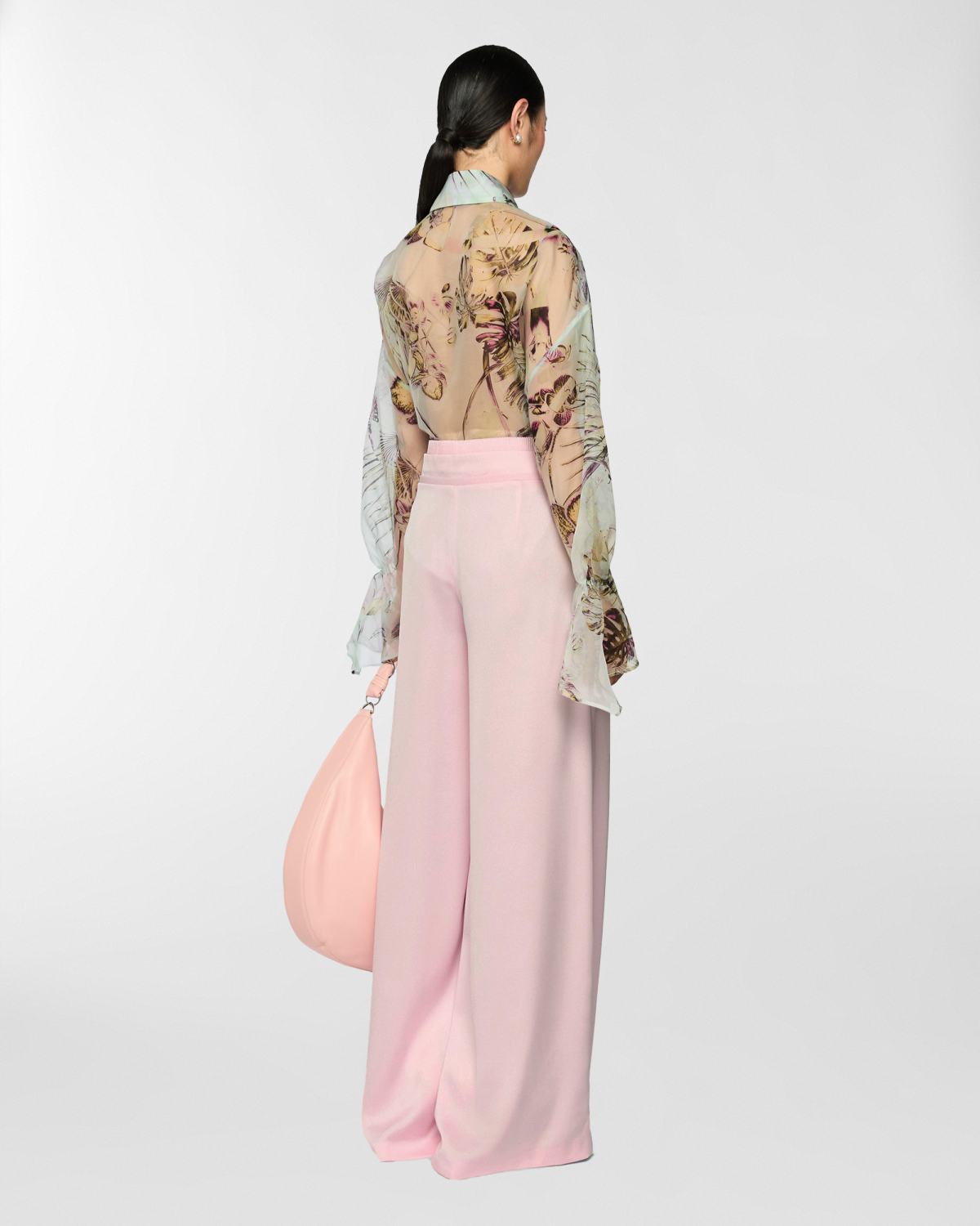 Wide-leg trousers | Spring Summer 2025 Collection, Skirts & Trousers, Trousers, Spring Summer 2025, Formal Suit, Ready to Wear, Highlights, Ceremony Outfit, Mid season sale-20%, Sale- mid season | Genny