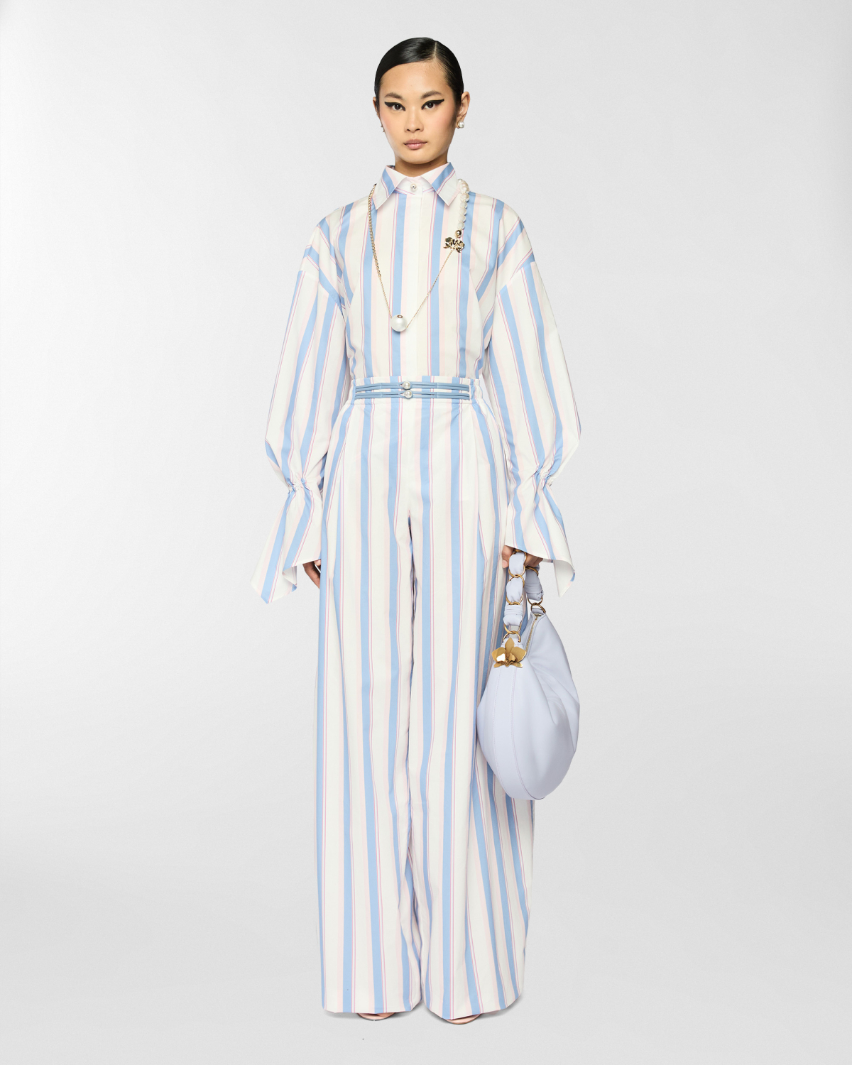Wide trousers | Spring Summer 2025 Collection, Skirts & Trousers, Trousers, Spring Summer 2025, Mother’s Day Gifts, Ready to Wear, Highlights, Private sale, Mid season sale-20%, Sale- mid season | Genny