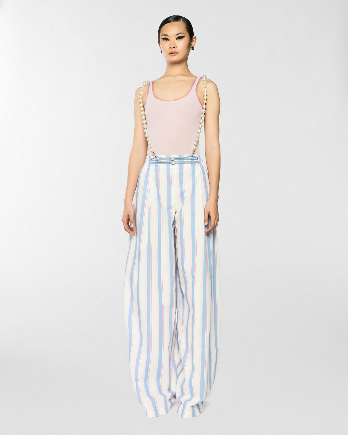 Contrast trim tank top | Spring Summer 2025 Collection, Tops & Blouses, Spring Summer 2025, Ready to Wear, Highlights, Private sale | Genny