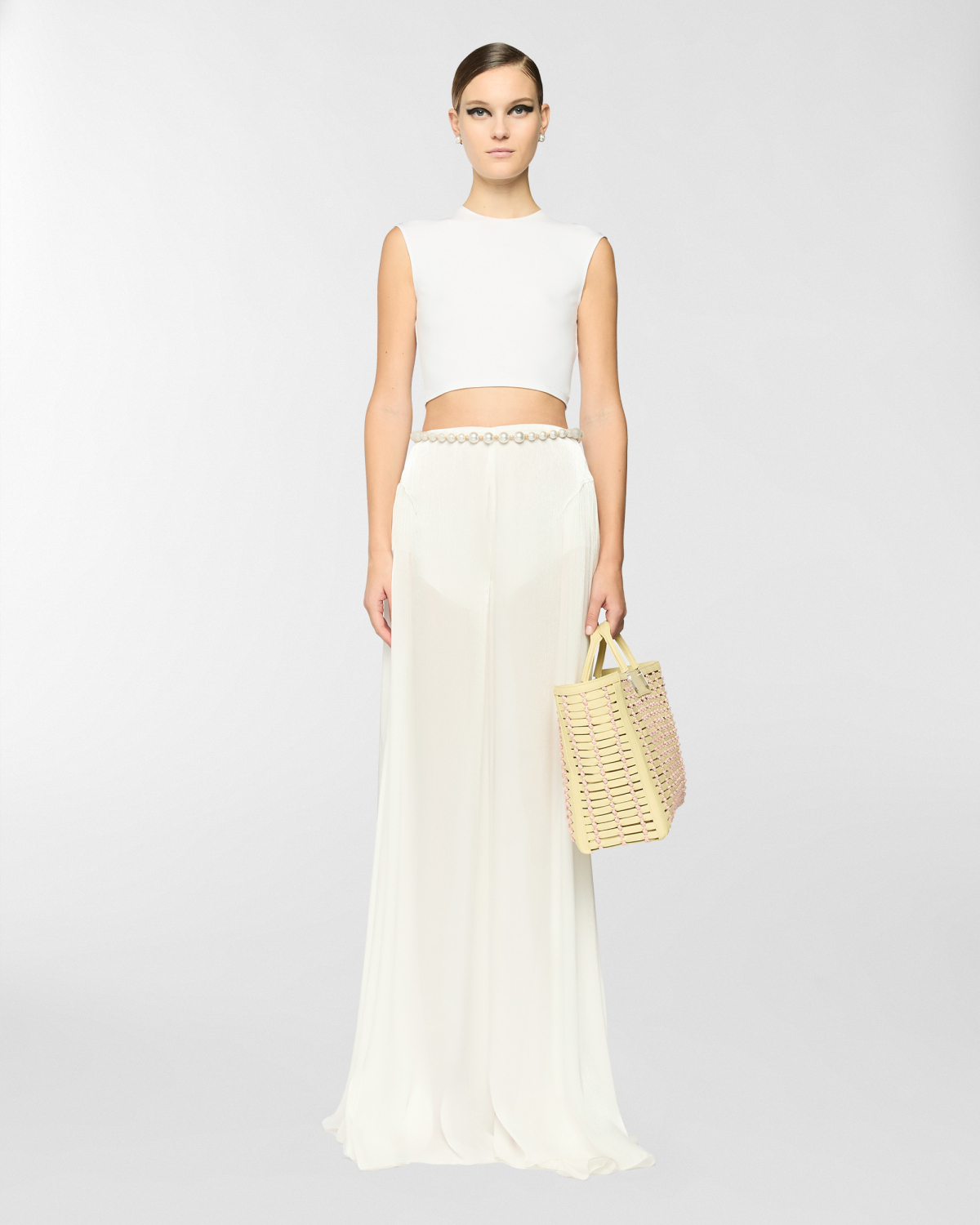 Sleeveless crop top | Spring Summer 2025 Collection, Mother’s Day Gifts, Tops & Blouses, Crop tops, Spring Summer 2025, Ready to Wear, Highlights, Private sale | Genny