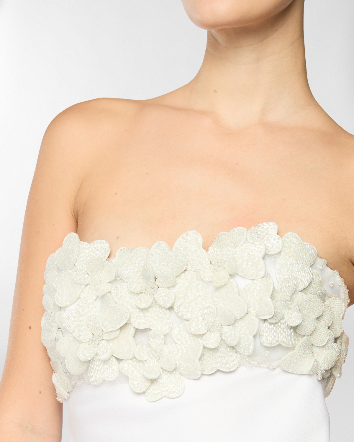 Satin dress with embroidered neckline | Spring Summer 2025 Collection, Dresses & Jumpsuits, Mini dresses, Spring Summer 2025, Ceremony dresses, Ceremony Outfit, Embroideries and sequins, Mother’s Day Gifts, Ready to Wear, Highlights, Private sale, Mid season sale -30%, Sale- mid season | Genny
