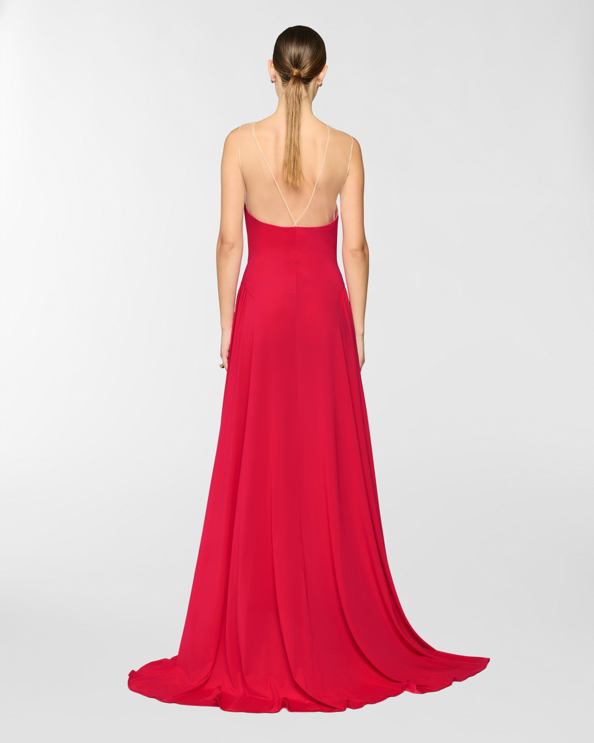 Draped long dress with sweetheart neckline | Valentine's Gifts, Spring Summer 2025 Collection, Dresses & Jumpsuits, Evening and Cocktail dresses, Spring Summer 2025, Ceremony dresses, Ceremony Outfit, Long Dresses, Ready to Wear, Highlights, Private sale, Mid season sale -30%, Mid season sale-20%, Sale- mid season | Genny
