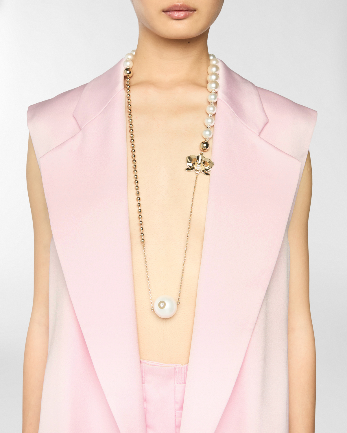 Long satin gilet | Spring Summer 2025 Collection, Mother’s Day Gifts, Coats & Jackets, Vest, Spring Summer 2025, Formal Suit, Ready to Wear, Highlights, Ceremony Outfit, Mid season sale-20%, Sale- mid season | Genny