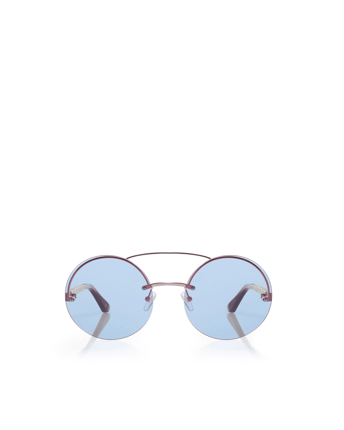 Round double bridge sunglasses blue | Sunglasses, Ricercabili | Genny