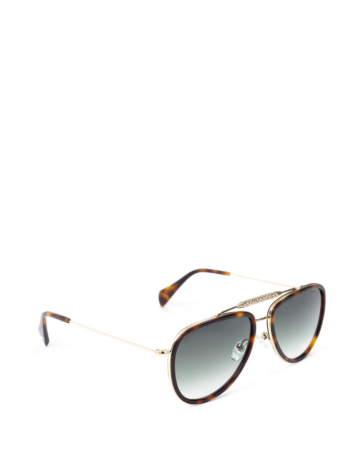 Tortoiseshell acetate aviator style sunglasses | Sunglasses, Ricercabili | Genny