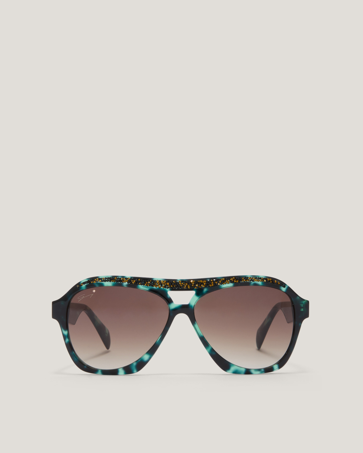 Green Tortoiseshell Sunglasses | Sunglasses, Ricercabili, Fall Winter 2025 | Genny